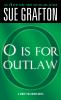 Book cover for ""O" is for outlaw".