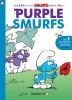 Book cover for "The purple Smurfs".