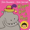 Book cover for "Hippo has a hat"