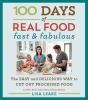 Book cover for "100 days of real food"