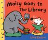 Book cover for "Maisy goes to the library".