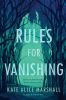 Book cover for "Rules for vanishing"