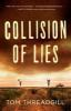 Book cover for "Collision of lies".