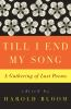 Book cover for "Till I end my song"