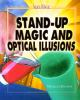 Book cover for "Stand-up magic and optical illusions".