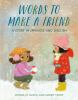 Book cover for "Words to make a friend"