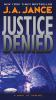 Book cover for "Justice denied".