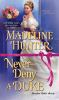 Book cover for "Never deny a duke".