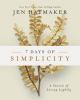 Book cover for "7 days of simplicity"