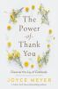 Book cover for "The power of thank you"