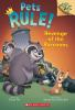 Book cover for "Revenge of the raccoons".