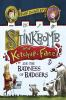 Book cover for "Stinkbomb and Ketchup-Face and the badness of badgers".