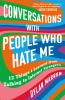 Book cover for "Conversations with people who hate me"