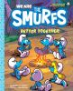 Book cover for "We are the Smurfs".