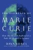 Book cover for "The elements of Marie Curie"