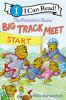 Book cover for "The Berenstain Bears' big track meet".