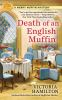 Book cover for "Death of an English muffin".