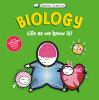 Book cover for "Basher Science: Biology: Life as We Know It".