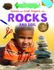 Book cover for "Science and craft projects with rocks and soil".