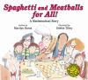 Book cover for "Spaghetti and meatballs for all!".