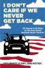 Book cover for "I don't care if we never get back"