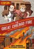 Book cover for "The great Chicago fire".
