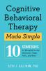 Book cover for "Cognitive behavioral therapy made simple"