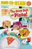 Book cover for "The deep dish on pizza!".
