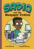 Book cover for "Sadiq and the newspaper problem".
