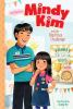 Book cover for "Mindy Kim and the big pizza challenge".