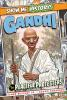 Book cover for "Gandhi, the peaceful protester!".
