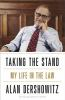 Book cover for "Taking the stand"