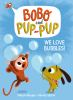 Book cover for "We love bubbles!".
