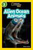 Book cover for "Alien ocean animals".