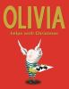 Book cover for "Olivia helps with Christmas"