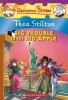 Book cover for "Thea Stilton, big trouble in the Big Apple".