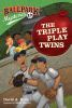 Book cover for "The triple play twins".