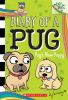 Book cover for "Pug's new puppy".
