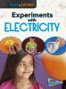 Book cover for "Experiments with electricity".