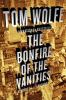 Book cover for "The bonfire of the vanities"