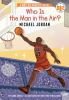 Book cover for "Who is the man in the air?".