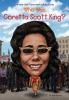 Book cover for "Who was Coretta Scott King?".