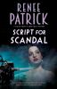 Book cover for "Script for scandal".