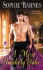 Book cover for "A most unlikely duke".