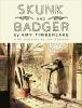 Book cover for "Skunk and Badger"