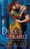 Book cover for "A duke by default".