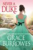 Book cover for "Never a duke".