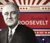 Book cover for "Franklin D. Roosevelt".
