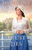 Book cover for "Where trust lies".