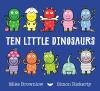 Book cover for "Ten little dinosaurs"